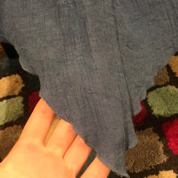 Blue Spring Dress Sz M - Picture 7 of 7